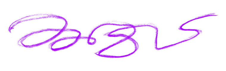 purple pencil strokes isolated on transparent background
