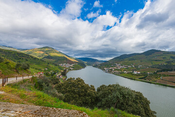 Douro Valley,Portugal.  The Douro Valley is a Portugal's most famous and a historic wine region. The Douro was registered as a UNESCO World Heritage Site for cultural landscape.