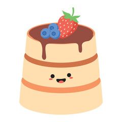 Cute Pancake Illustration