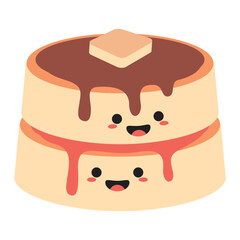 Cute Pancake Illustration