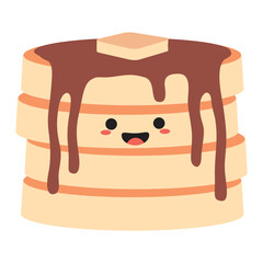 Cute Pancake Illustration