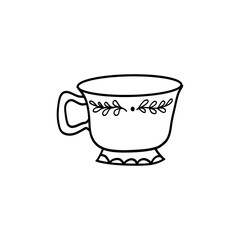 Coffee, Tea and Mocha Mug Icon. Hot Drink Concept Vector Design.