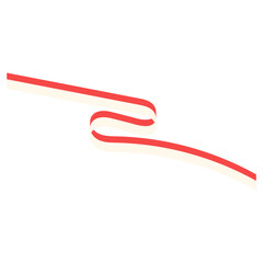 Indonesia Flag Ribbon