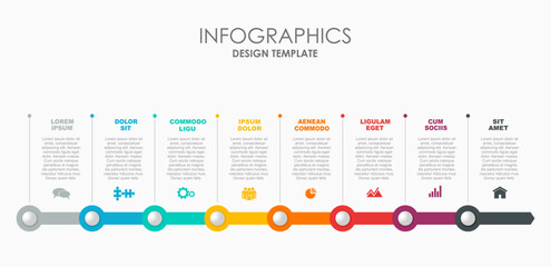 Infographic design template with place for your data. Vector illustration. - 777327925