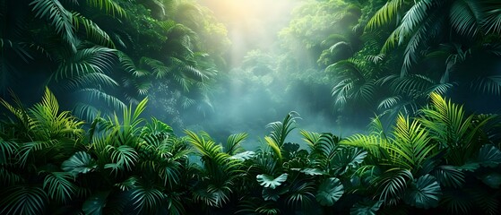 Exploring the Lush Forests of Costa Rica: A Picture of Trees and Plants in their Natural Habitat. Concept Nature Photography, Biodiversity, Exotic Flora, Tropical Ecosystems - obrazy, fototapety, plakaty