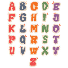 Alphabet Letter Papercut Set