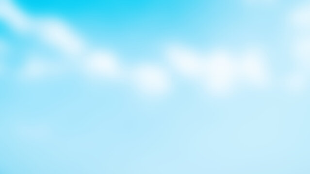 Blurred of blue sky and white clouds .blue sky background.