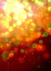 Obraz na płótnie Canvas Red bokeh background for banner, poster, Party, Anniversary, greetings, and various design works