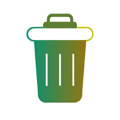 Trash icon sign symbol element vector graphic clipart illustration on a Transparent Background