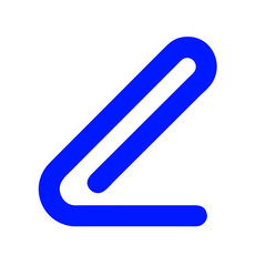 Obraz premium Paperclip icon sign symbol element vector graphic clipart illustration on a Transparent Background