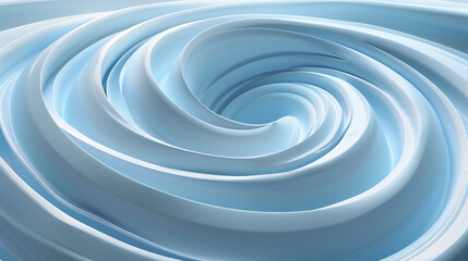 Fototapeta premium relaxing soft blue wallpaper, abstract 3d art or waves background, business presentation background or website homepage banner 