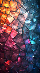 Mesmerizing Prismatic Fractals A Digital Kaleidoscope of Vibrant Color and Light