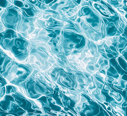 Obraz premium Blue ocean water texture background. Surface of the sea. Abstract blue color water wave, pure natural swirl pattern texture, banner background.