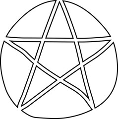 Stars doodle set. Hand drawn