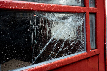 cracks on the window