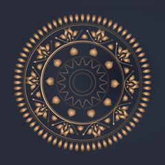 luxury ornamental mandala design