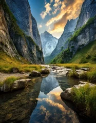  mountain river in the mountains © Danmarpe