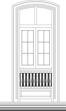 Adobe Illustrator Artwork illustration sketch design vector image ornament accessories balcony window traditional classic vintage roman greek 