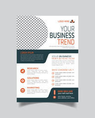 Stylus Minimalistic Business Flyer and Tidy Business Leaflet Design