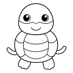 tortoise baby - vector illustration