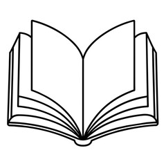 books open - vector illustration