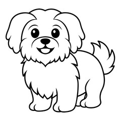  fuzzy pet- vector illustration