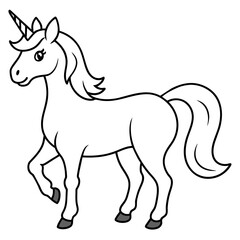  horse magical vector illustration