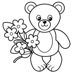 bear baby vector illustration