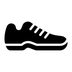 sneaker glyph icon