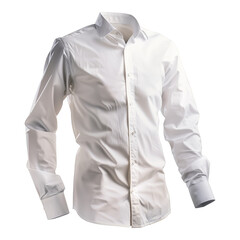 A white shirt with a collar and buttons