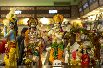 ISKCON temple shop in Juhu, Mumbai, India