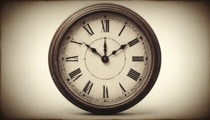 Antique-Analog-Vintage-A-Clock-Icon-Representing-T