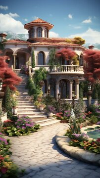 house plans for beautiful villa garden