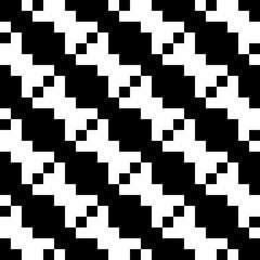 Seamless pattern. Figures ornament. Ethnic mosaic. Folk wallpaper. Forms backdrop. Embroidery background. Tribal motif. Digital paper, textile print, web design, abstract illustration. Vector art.