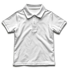 White children's t-shirt mockup for logo, text or design