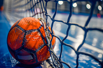  ball in a net in a gate, sport, competitions