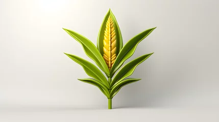 Fotobehang Corn farm icon 3d © arnanda