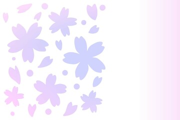 桜のレター素材