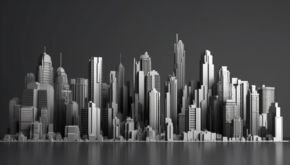 A cityscape with a lot of buildings