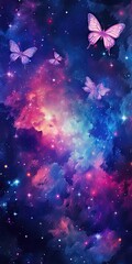 Fototapeta na wymiar Discovering the Celestial Charms of the Butterfly Nebula