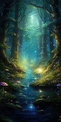 Luminous Fairy Forest: Where Time Stands Still