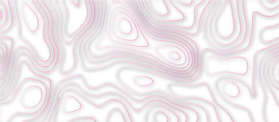 Abstract topographic contours 3d map background .topographic line texture background .monochrome image .stylized height of the topographic map contour in lines.	