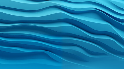 Blue waves abstract background