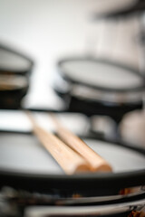sticks on a electric drum