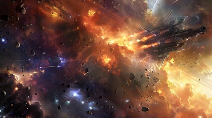 Space Galaxy Nebula Background