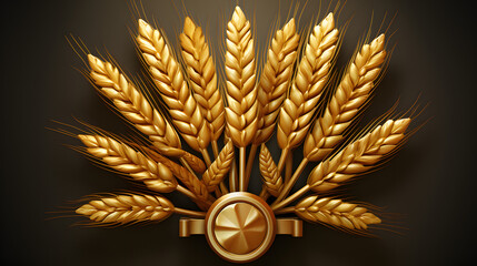 Wheat Farm Icon 3d