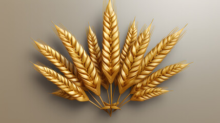 Wheat Farm Icon 3d