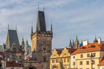 Naklejka premium View of old town in Prague, Czech Republic.