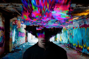 Fototapeta premium graffiti on the wall