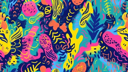 Fototapeta premium Simple Color Abstract Pattern Design